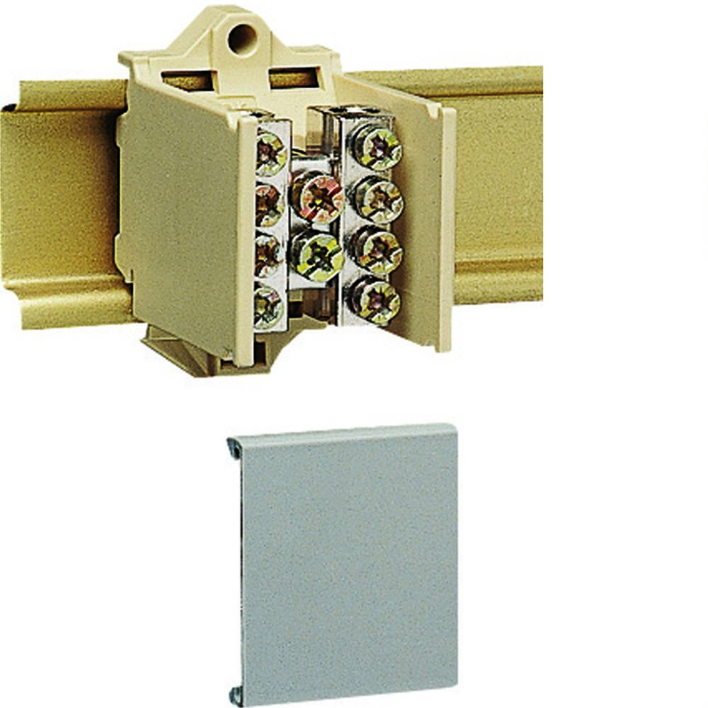 Hager - bloc de répartition - 1 pôle - 125a - hager k018 - Autres équipements modulaires