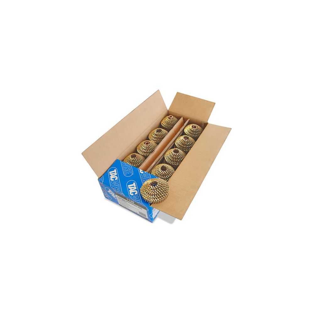 Tacwise - Boîte de 14 400 clous à tête ronde, annelés galvanisés en rouleau D. 2,1 x 22 mm - Tacwise - 1128 - Clouterie