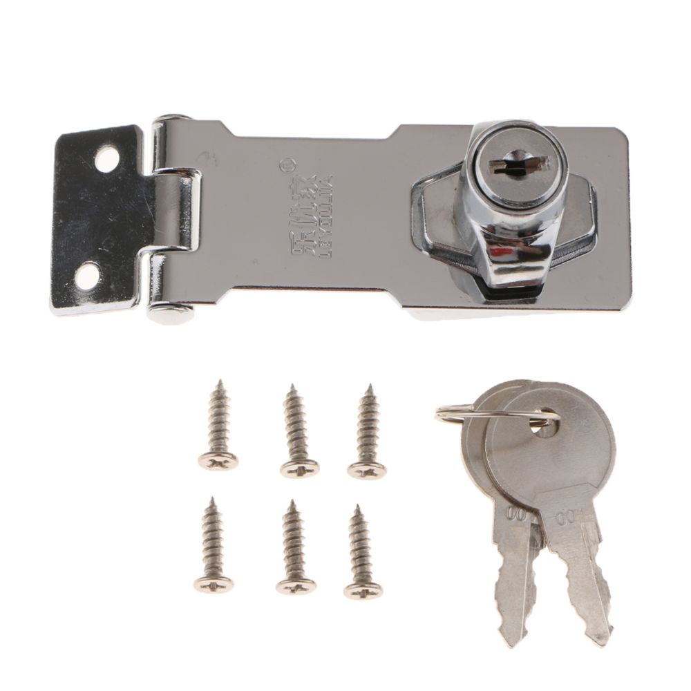 marque generique - serrure de verrouillage de sécurité antivol de porte d'entrée en alliage de zinc avec clés - Bloque-porte