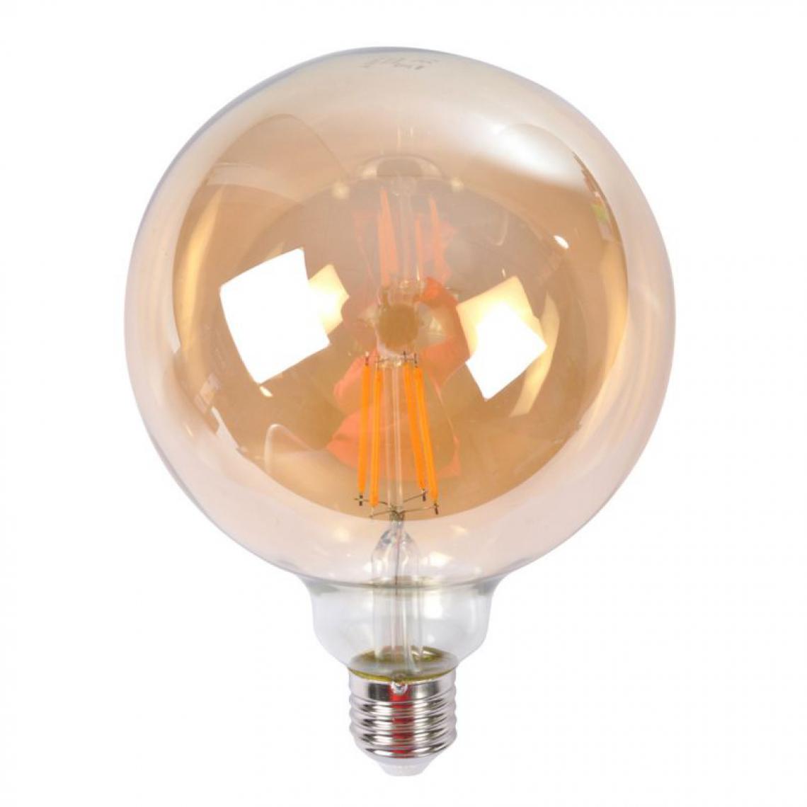 Paris Prix - Ampoule LED Décorative Globe 17cm Orange - Ampoules LED