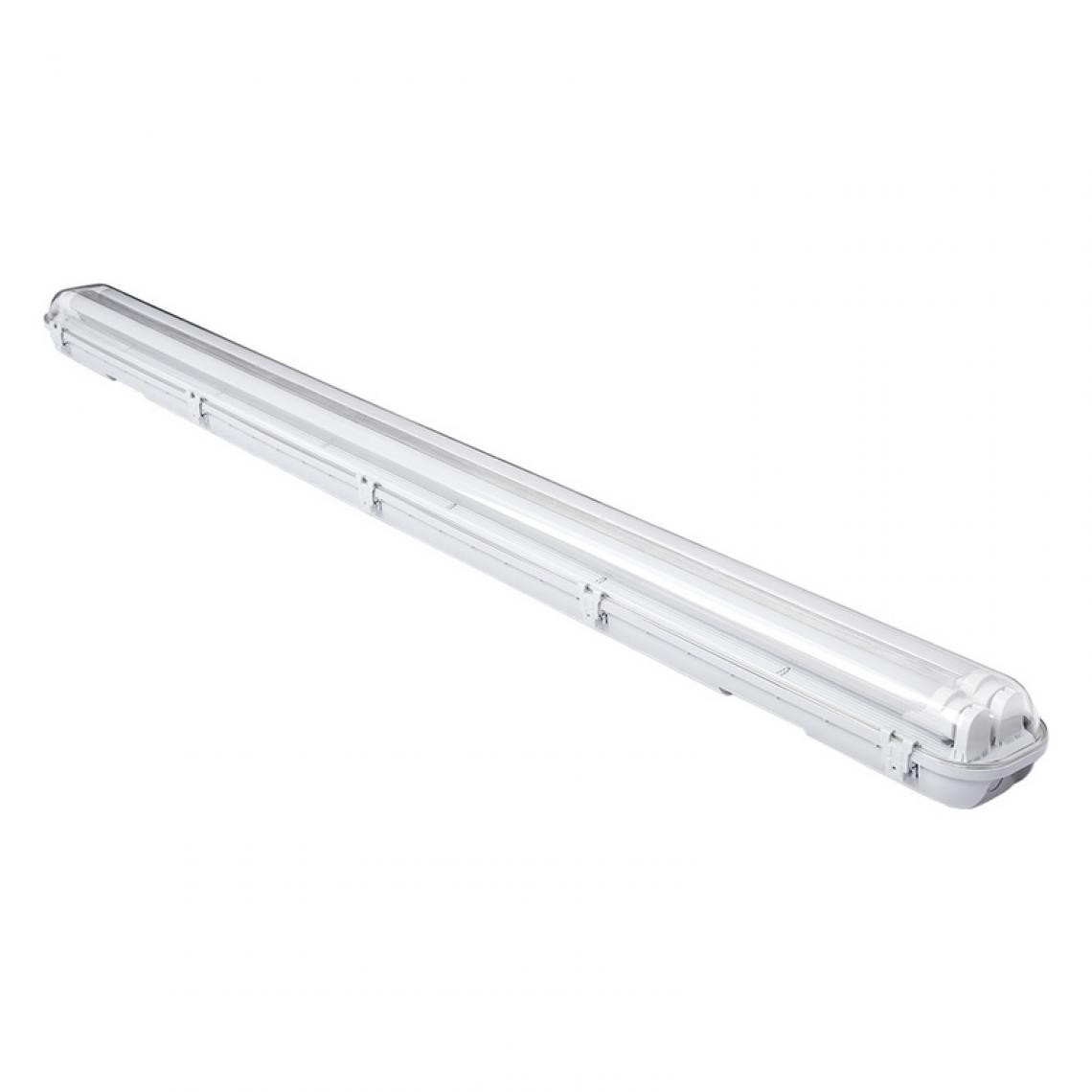 Einfeben - Réglette lumineuse LED 150cm 24W - Blanc Neutre 4000K-4500K - Double tube - Ruban LED