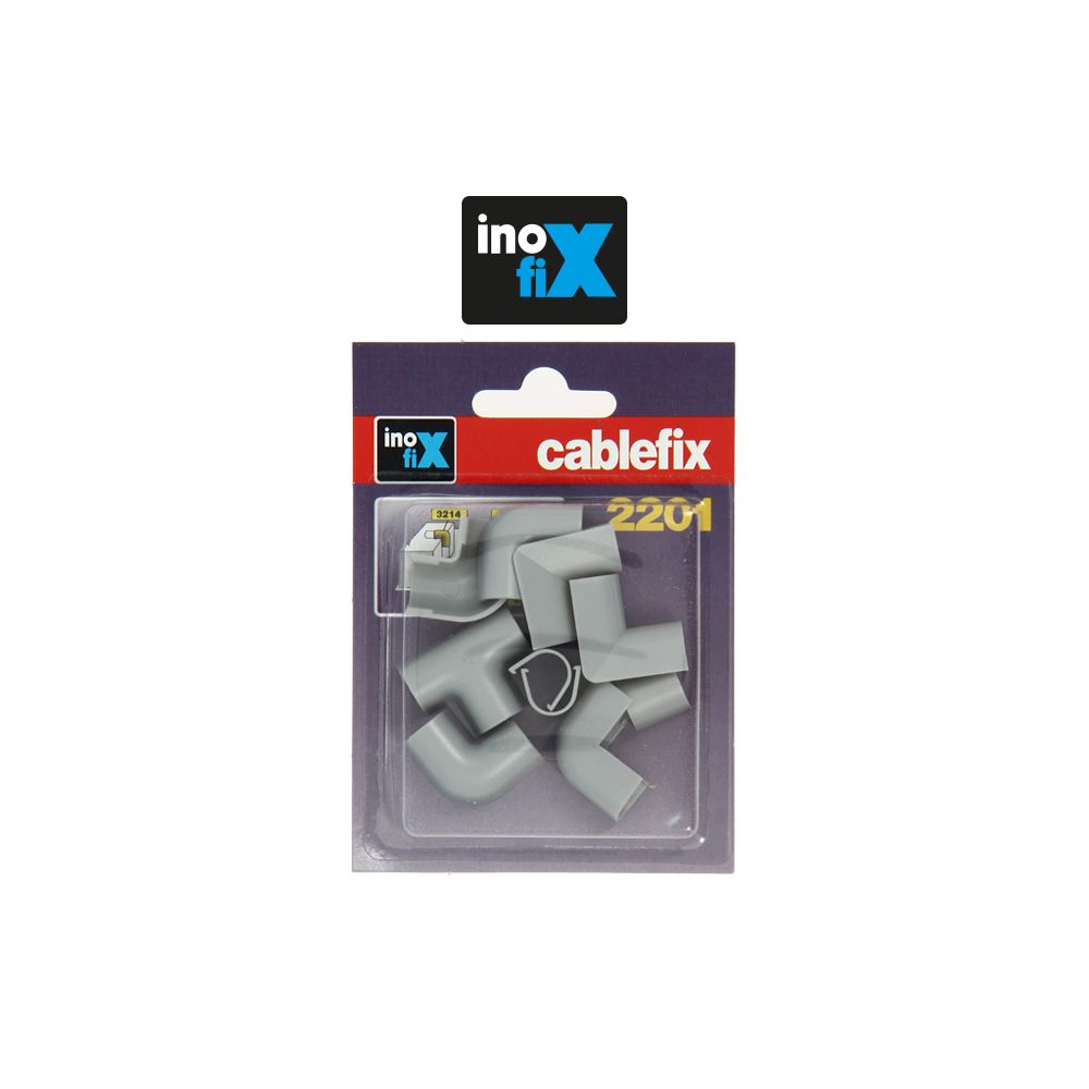 Inofix - Inofix - Accessoires assortis pour Cablefix 2201 gris metallisé - Moulures et goulottes