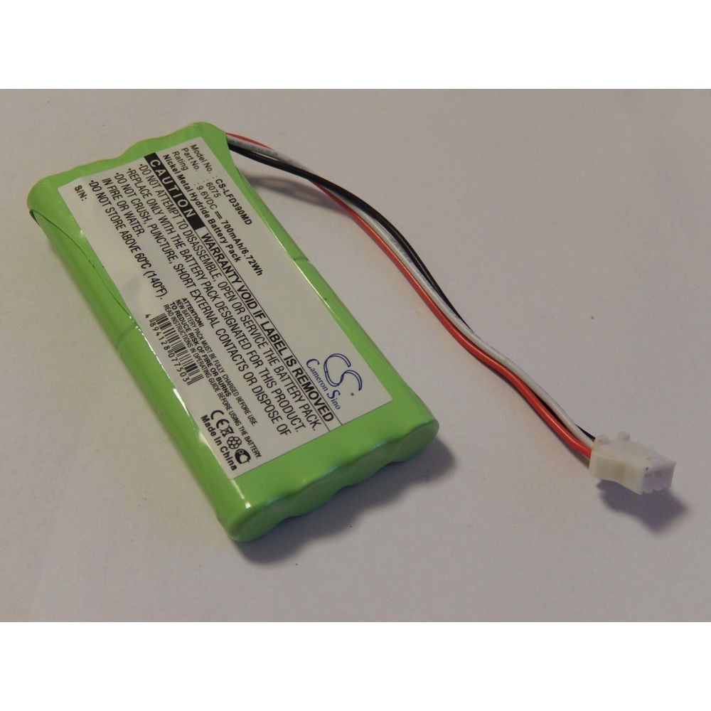 Vhbw - Batterie Ni-MH vhbw 700mAh (9.6V) pour appareil de mesure de fréquence cardiaque Toitu FD390. Remplace: 6075. - Piles spécifiques