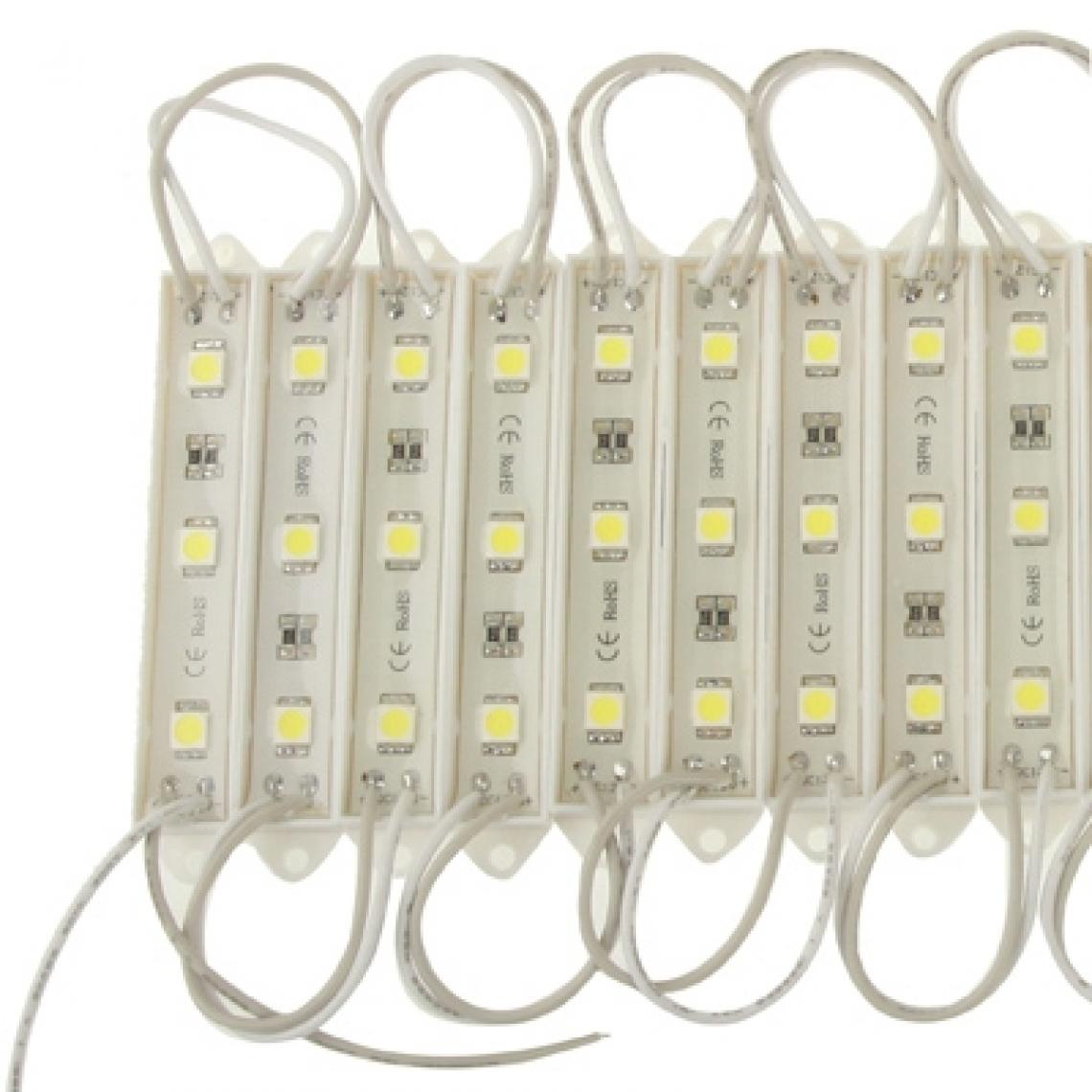 Wewoo - Module LED blanc Bande lumineuse de du 5050 SMD de 20x 3-LED, DC 12V - Ampoules LED
