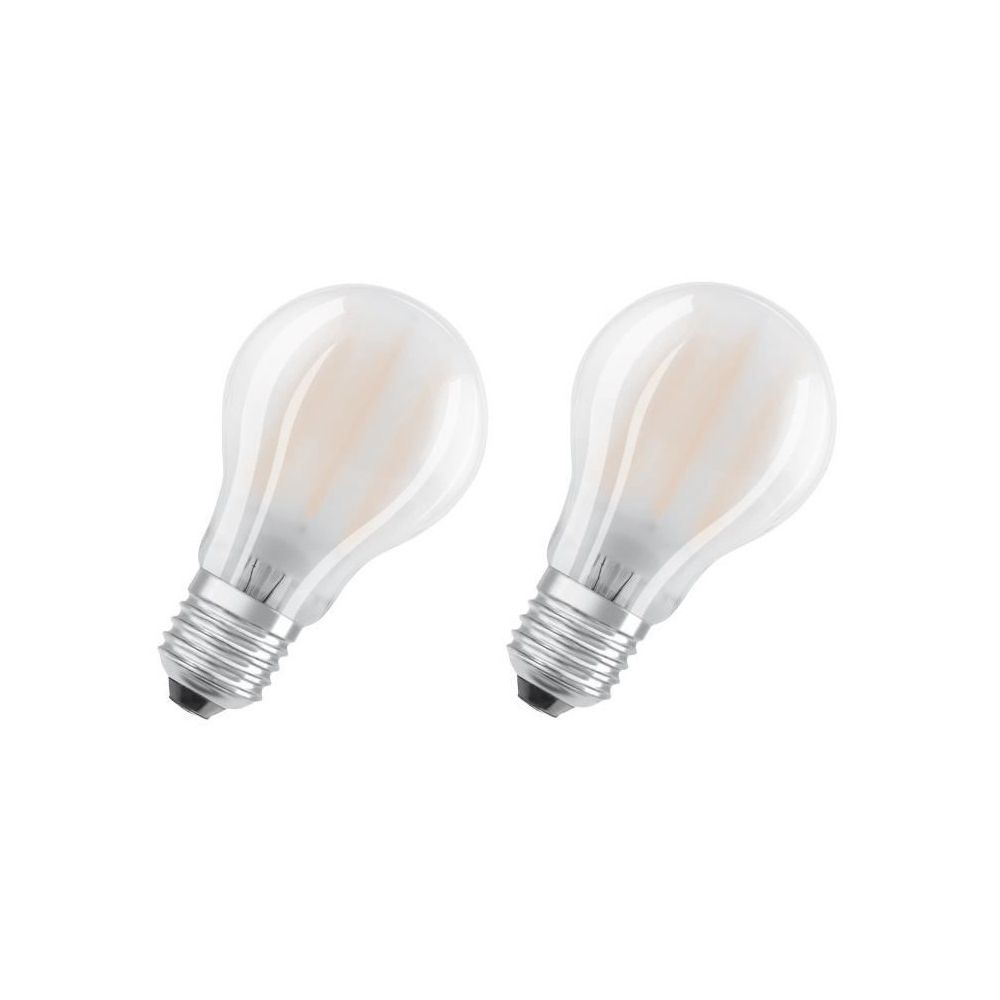 Osram - OSRAM Lot de 2 Ampoules E27 LED standard dépolie 8 W équivalent a 75 W blanc chaud - Ampoules LED