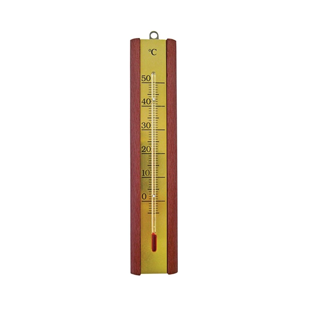 Faithfull - FAITHFULL - Thermomètre d'intérieur en bois et laiton - Appareils de mesure