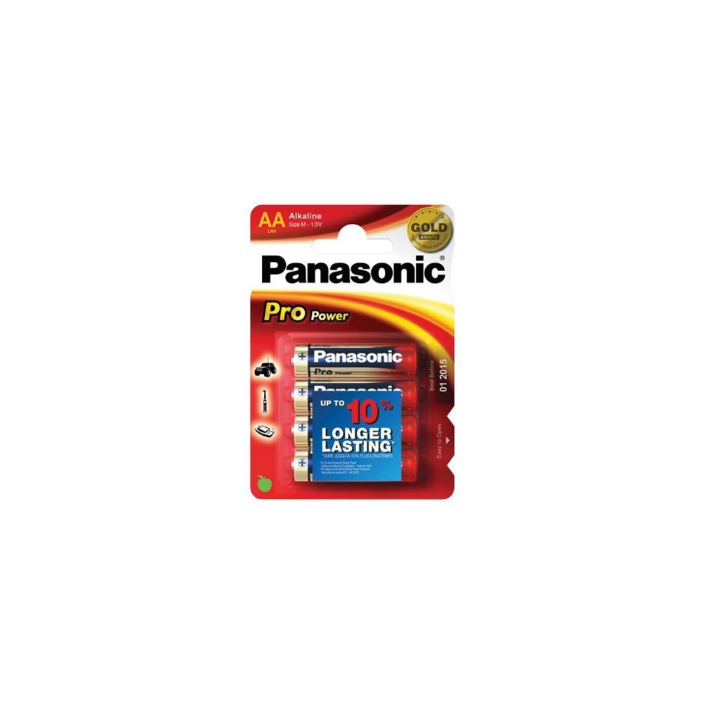 Panasonic - Rasage Electrique - LR 6 PPP 4-BL Panasonic PRO POWER - Piles rechargeables