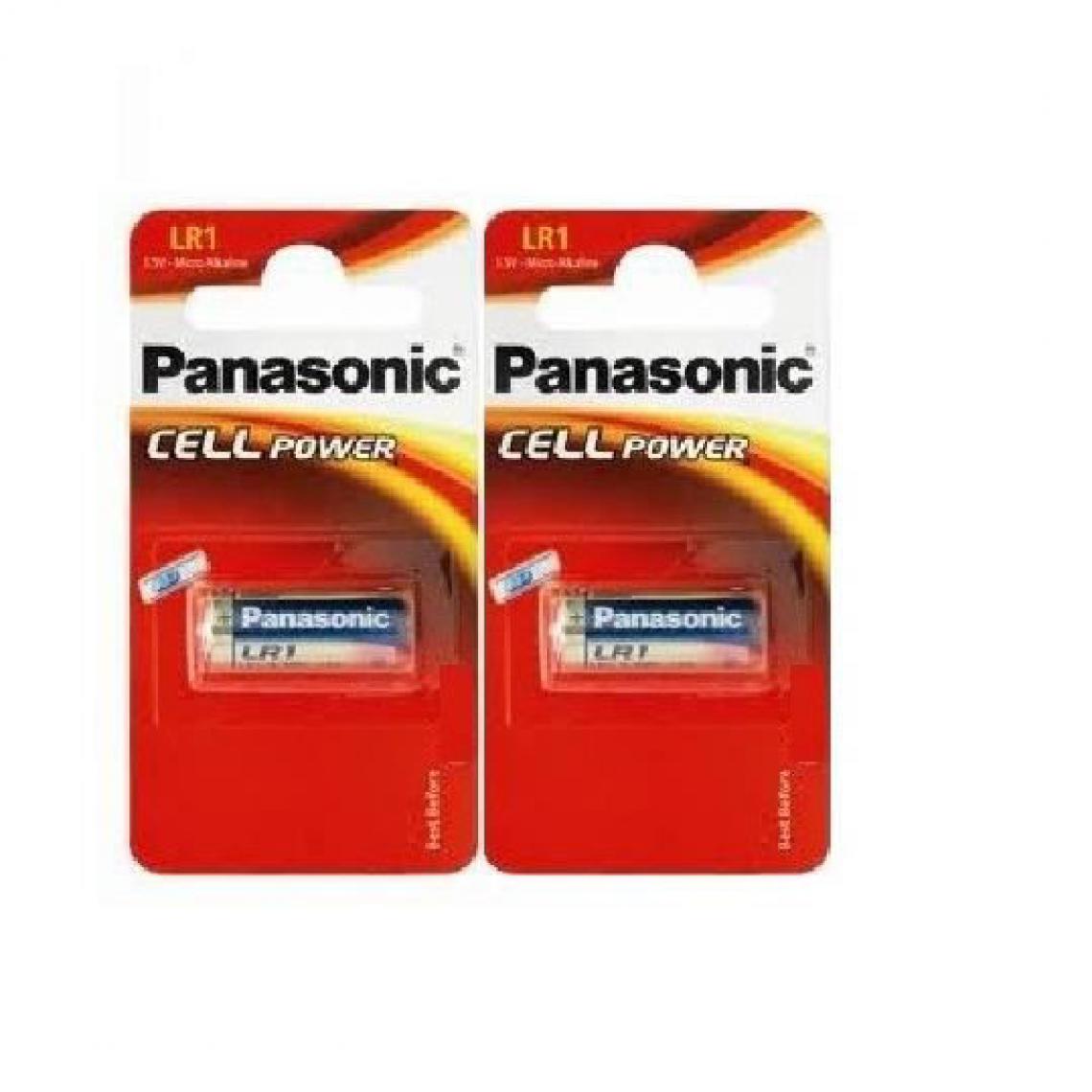 Panasonic - Rasage Electrique - Panasonic lot de 2 piles LR - Piles standard
