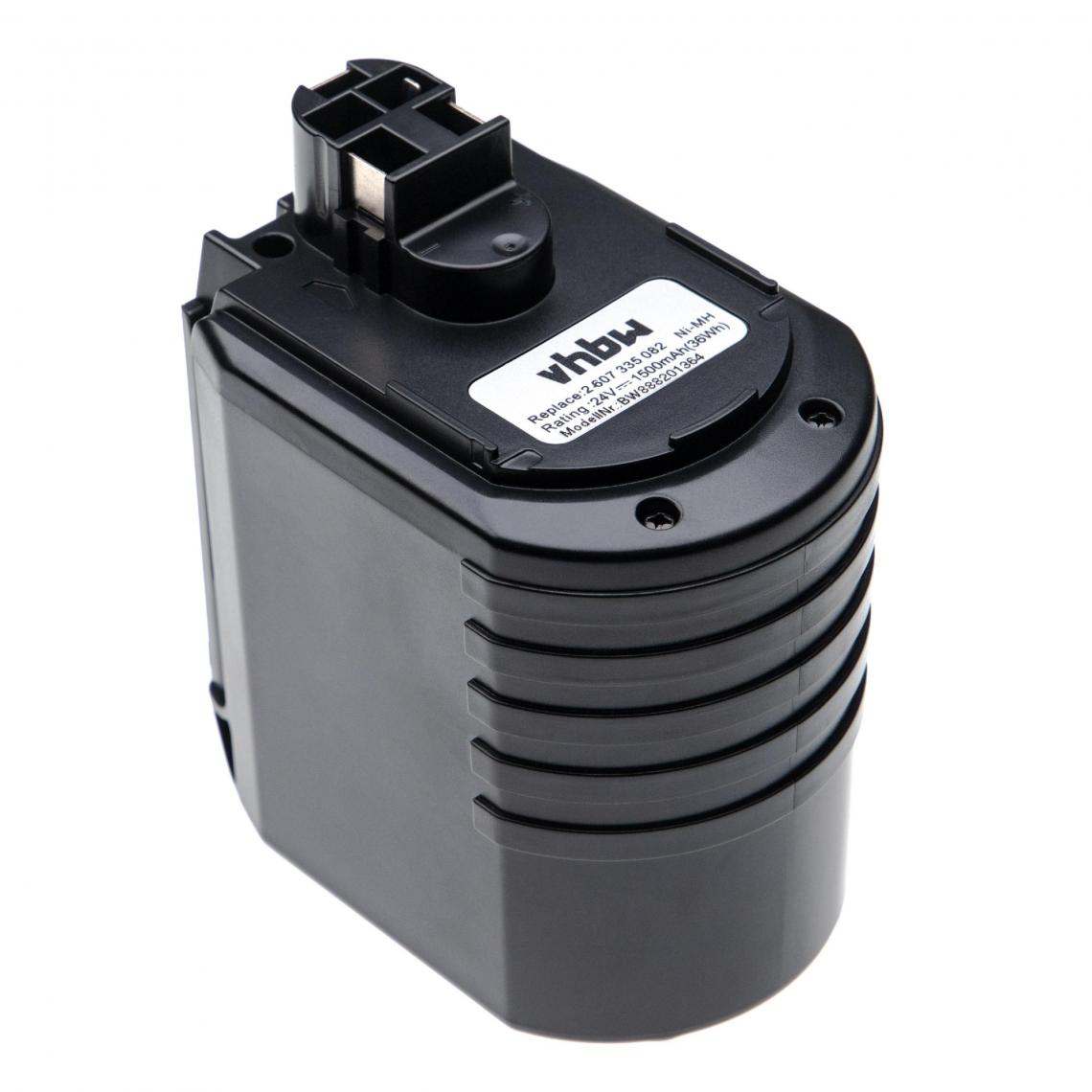 Vhbw - vhbw Batterie remplacement pour Kinzo 25C995EP pour outil électrique (1500mAh NiMH 24 V) - Accessoires vissage, perçage