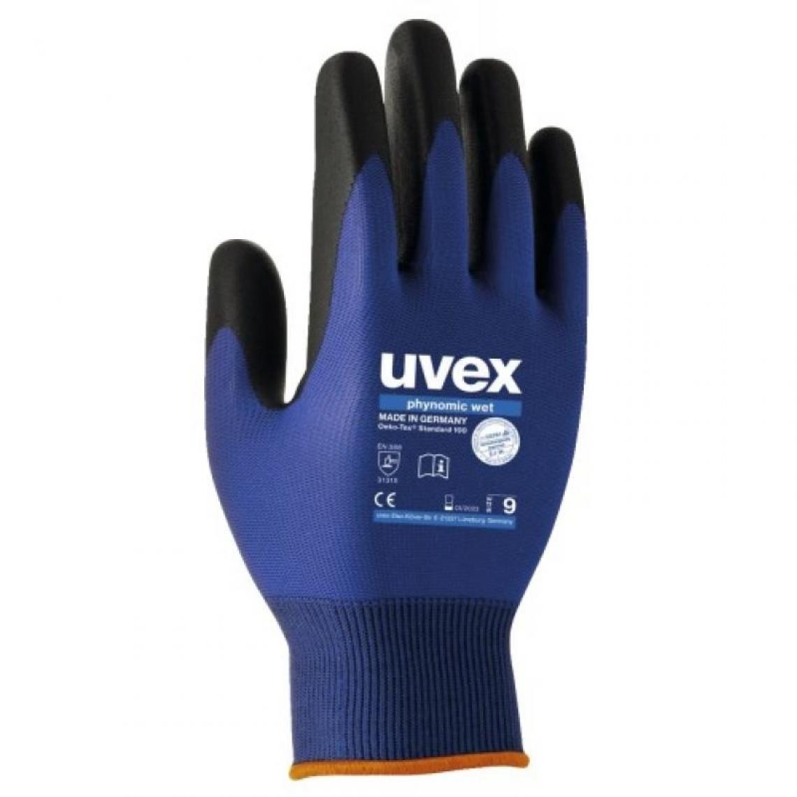 Uvex - Gants phynomic wet T10 (bt10) - Protections pieds et mains