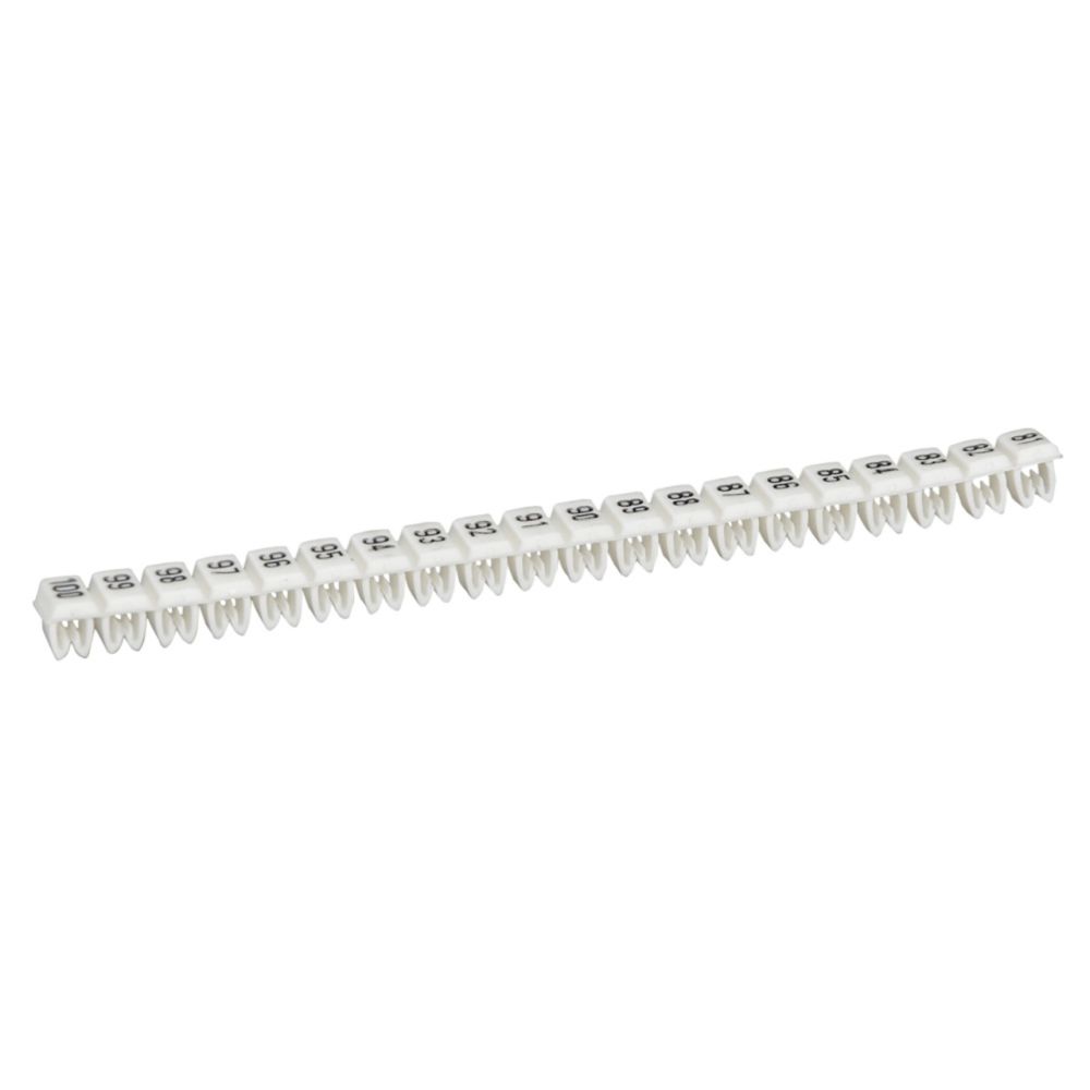 Legrand - repère pour fil de 1.5 à 2.5 mm2 - chiffre 81 à 100 - couleur blanc - legrand cab 3 - Accessoires de câblage