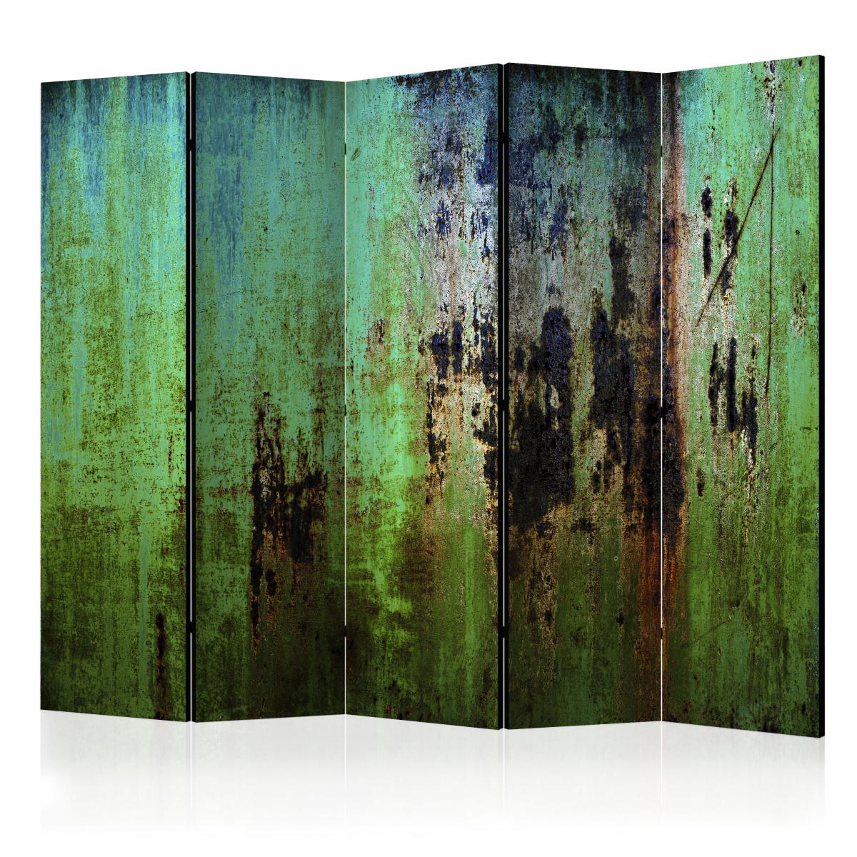 Bimago - Paravent 5 volets - Emerald Mystery II [Room Dividers] - Décoration, image, art | 225x172 cm | XL - Grand Format | - Cloisons
