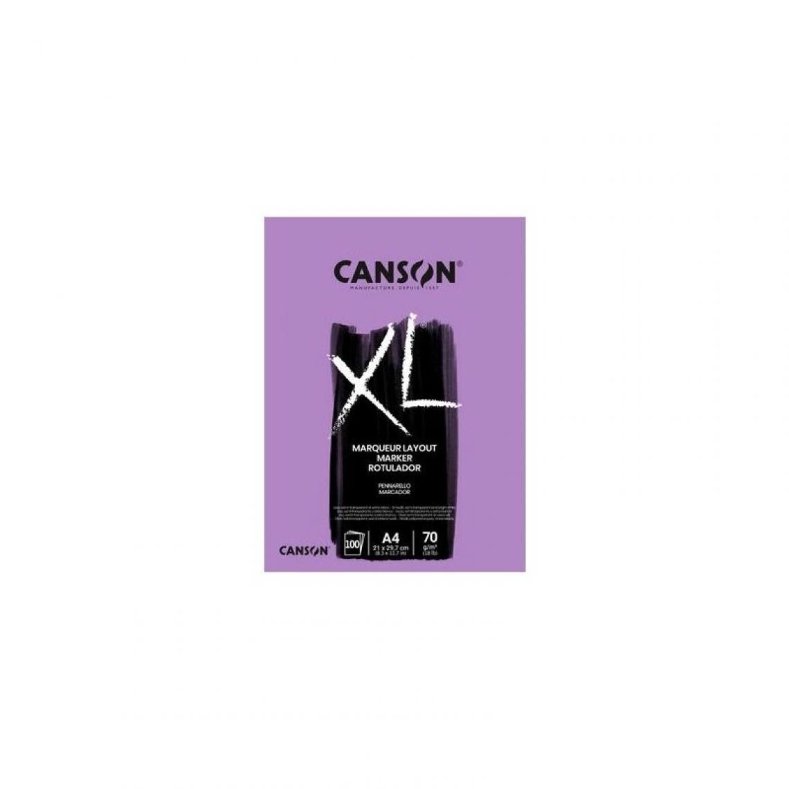 Canson - CANSON Bloc croquis et études MARKER 'XL MARKER', A4 () - Outils et accessoires du peintre