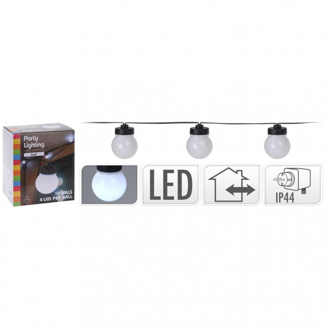 Progarden - ProGarden Ensemble d'éclairage à LED avec 10 ampoules - Lampadaire