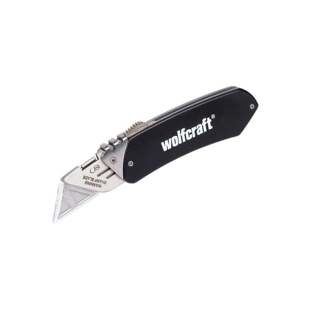 Wolfcraft - WOLFCRAFT - 1 Couteau alu loisirs lame rétractable - Outils de coupe