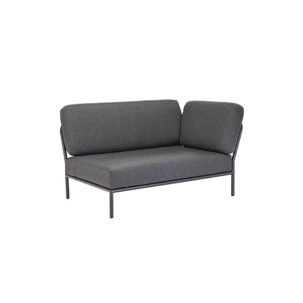 Houe - Canapé Level Lounge - accoudoir droit - Basic-gris foncé - Ensembles canapés et fauteuils