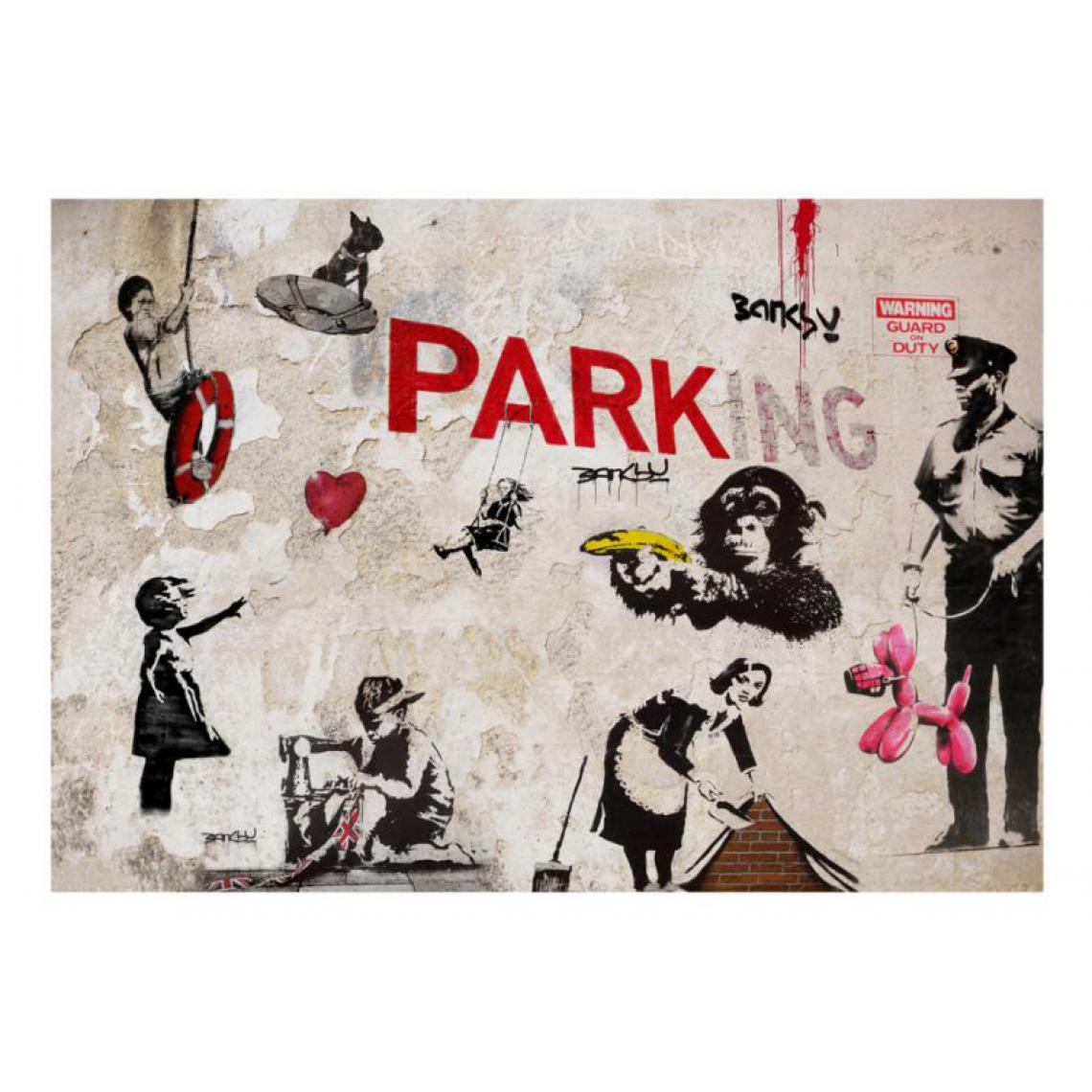 Artgeist - Papier peint - [Banksy] Graffiti Collage .Taille : 350x245 - Papier peint