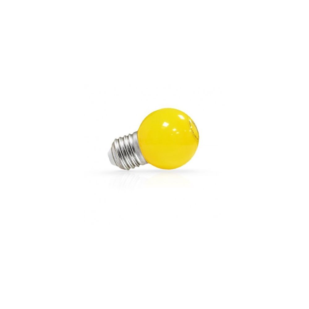 Vision-El - Ampoule LED E27 Bulb G45 1W Jaune Blister x 2 - Ampoules LED