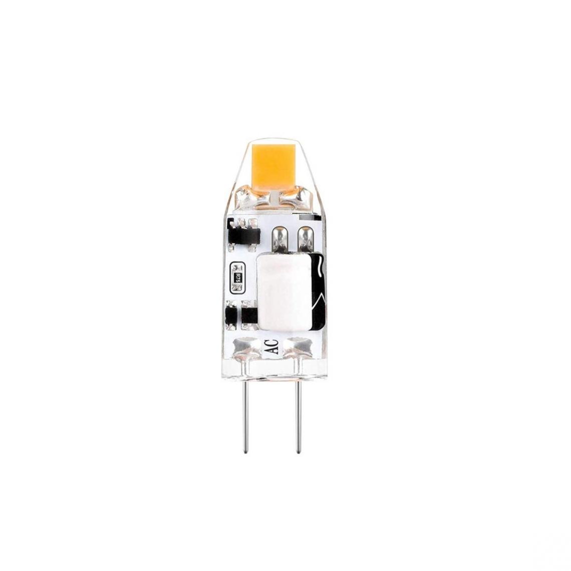 Wewoo - G4 1W 1 LEDs 110LM ampoule ampoules de silicone super brillant COBAC / DC 10-20V - Ampoules LED
