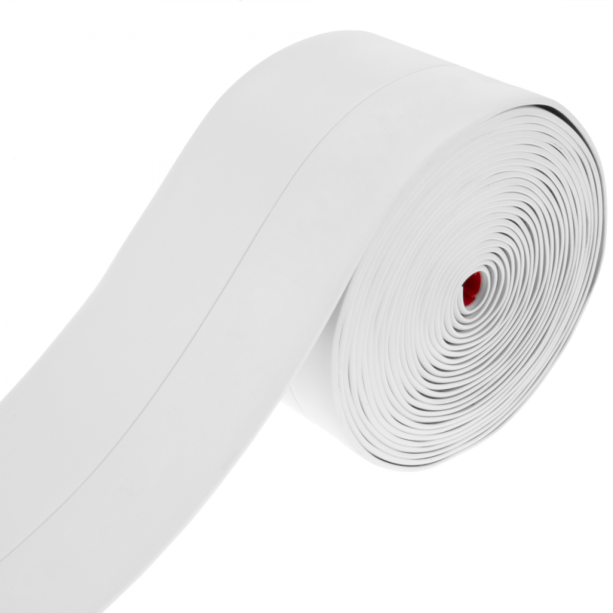 Primematik - Plinthe flexible autocollante 19 x 19 mm. Longueur 5 m blanc - Plinthe carrelage
