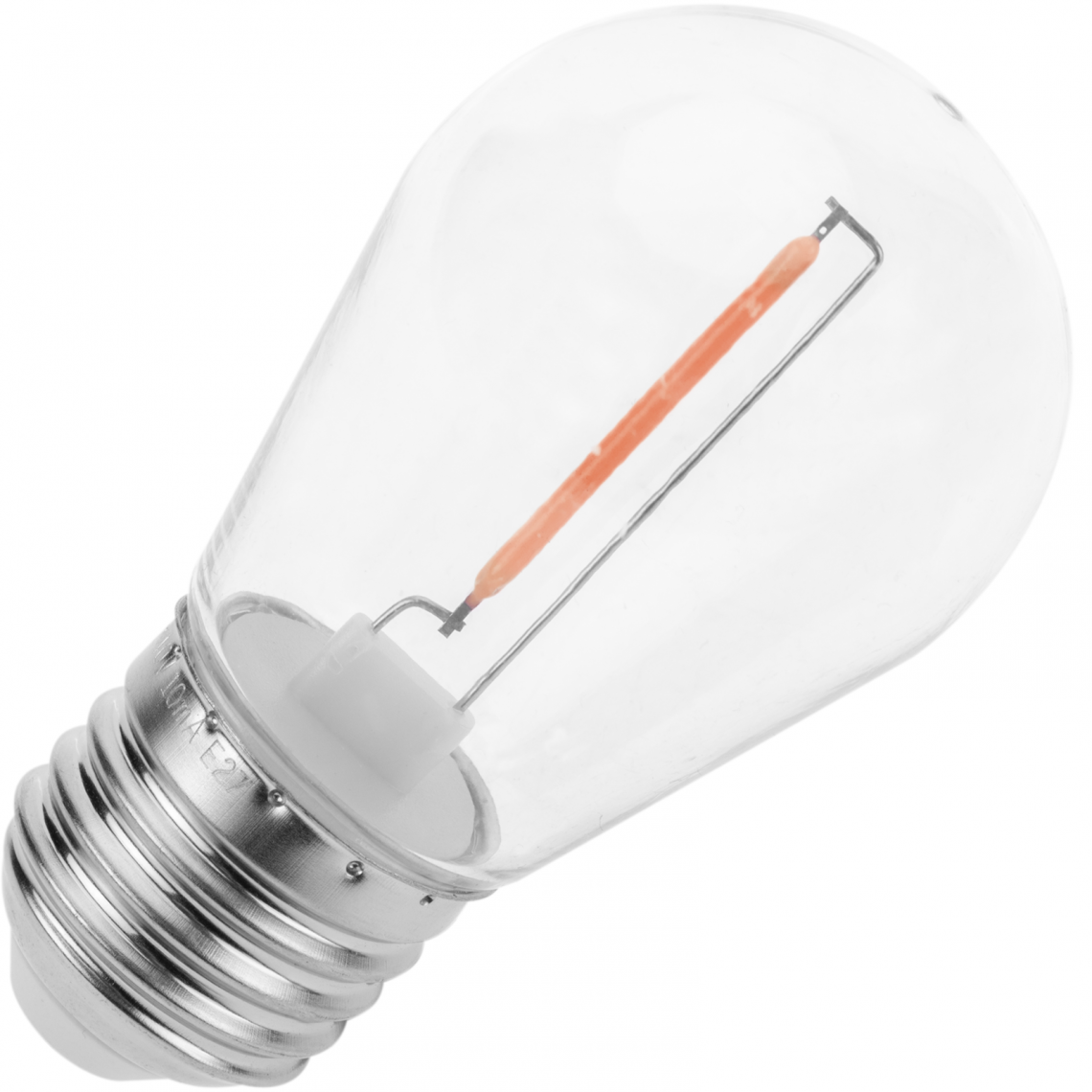 Primematik - Ampoule à filament LED vintage avec douille e27 décorative rouge - Ampoules LED