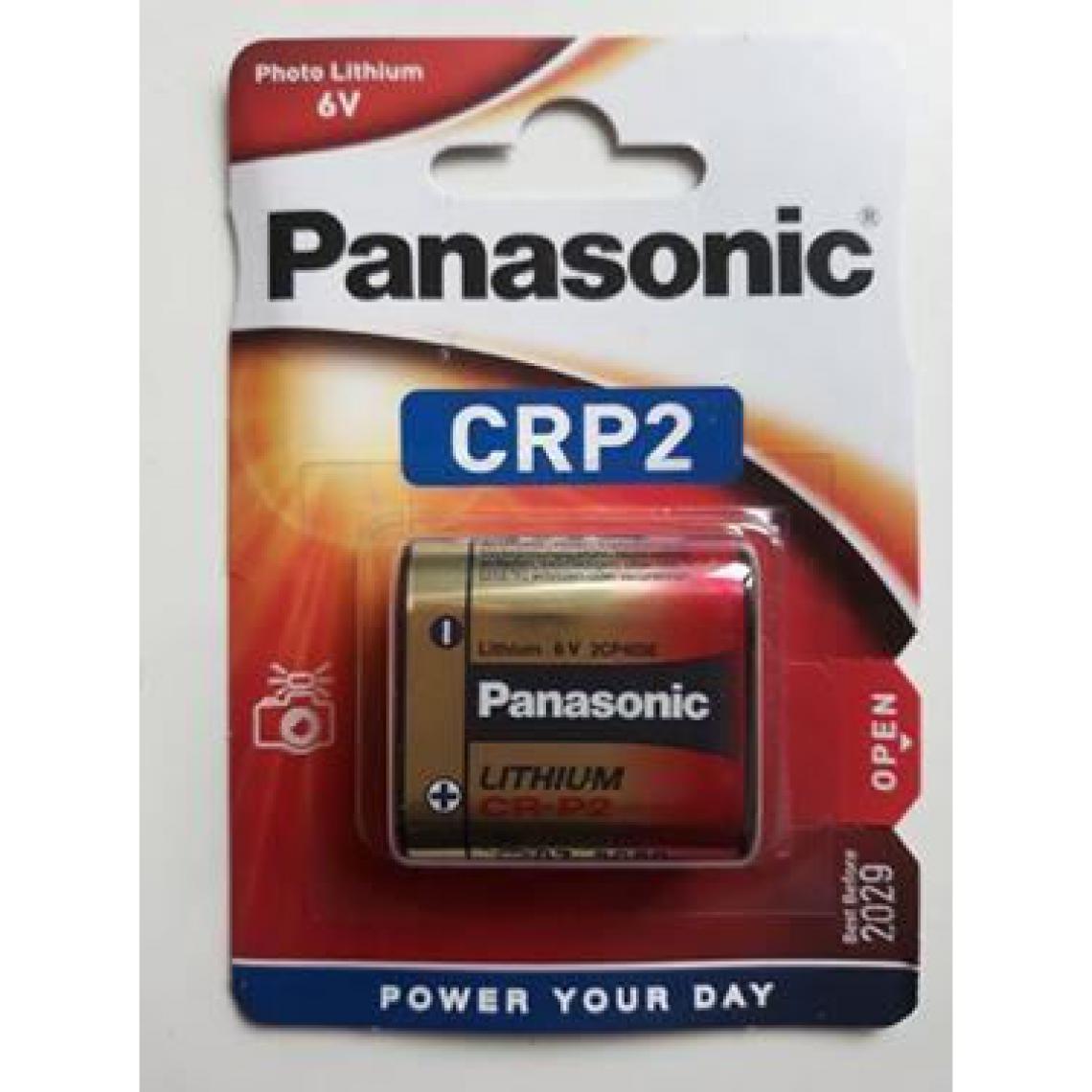 Panasonic - Rasage Electrique - 1 PILE 223 Panasonic CRP2 - Piles rechargeables