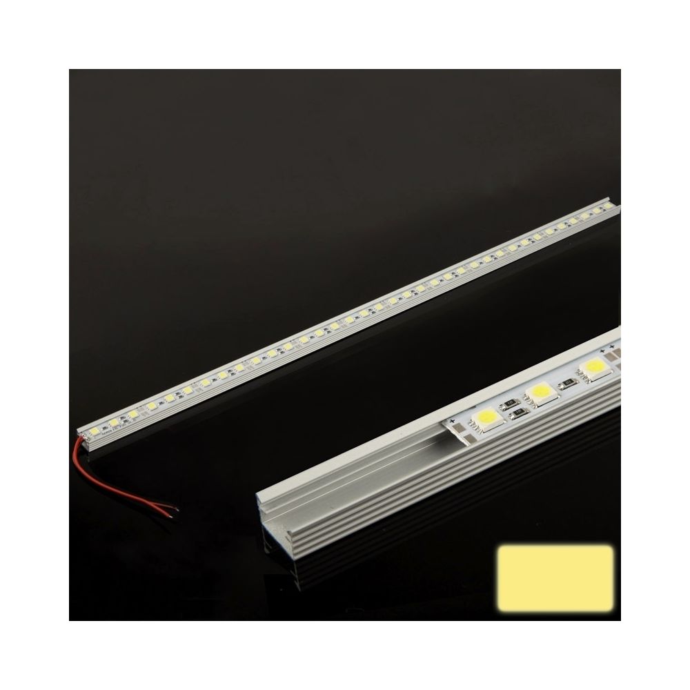 Wewoo - Tube LED blanc Barre d'éclairage en aluminium chaud de 36W 50 5050W, longueur: 50cm - Tubes et néons