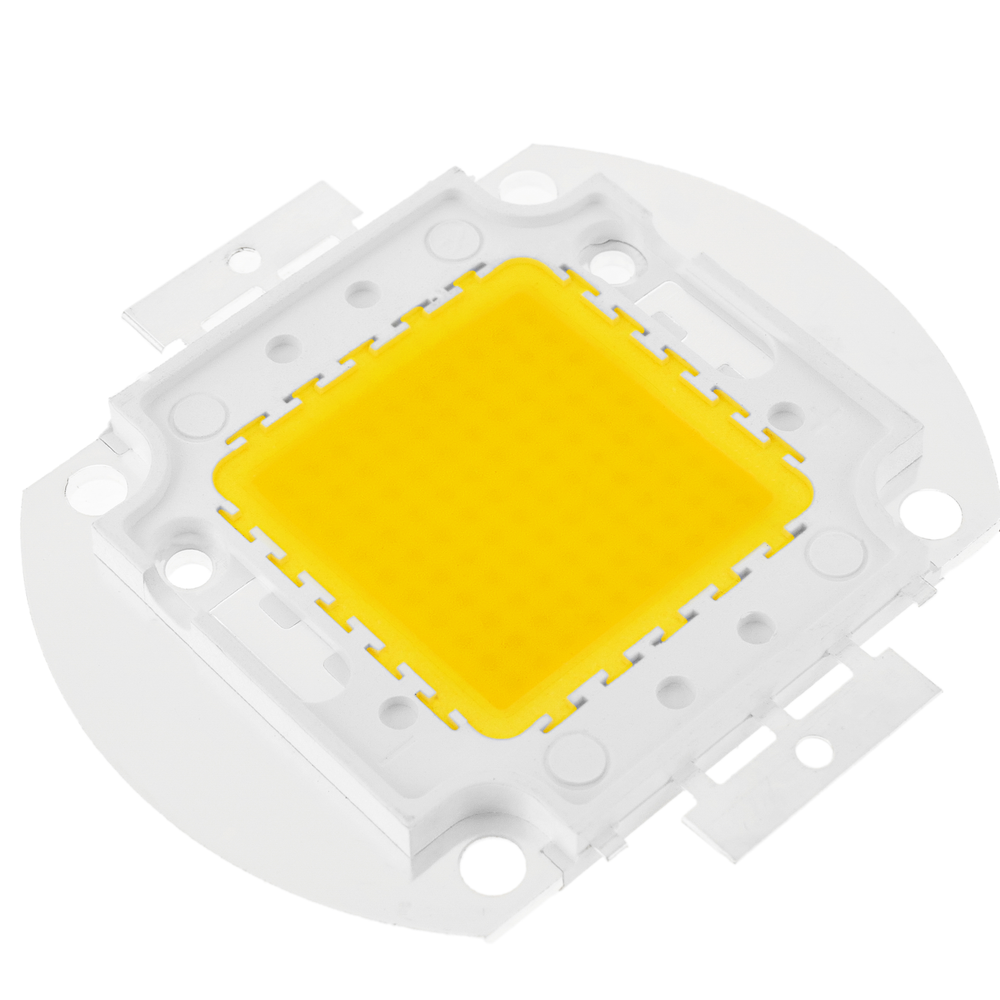 Bematik - LED COB DIY 100W 8000LM 3000K émetteur de lumière blanche chaude 35 x 35 mm - Ampoules LED
