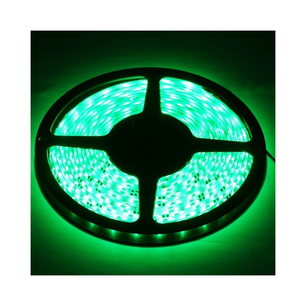 Wewoo - Ruban LED Waterproof Epoxyde Lumière verte imperméable de corde de l'époxyde 3528 SMD, 60 / M, longueur: 5M - Ruban LED