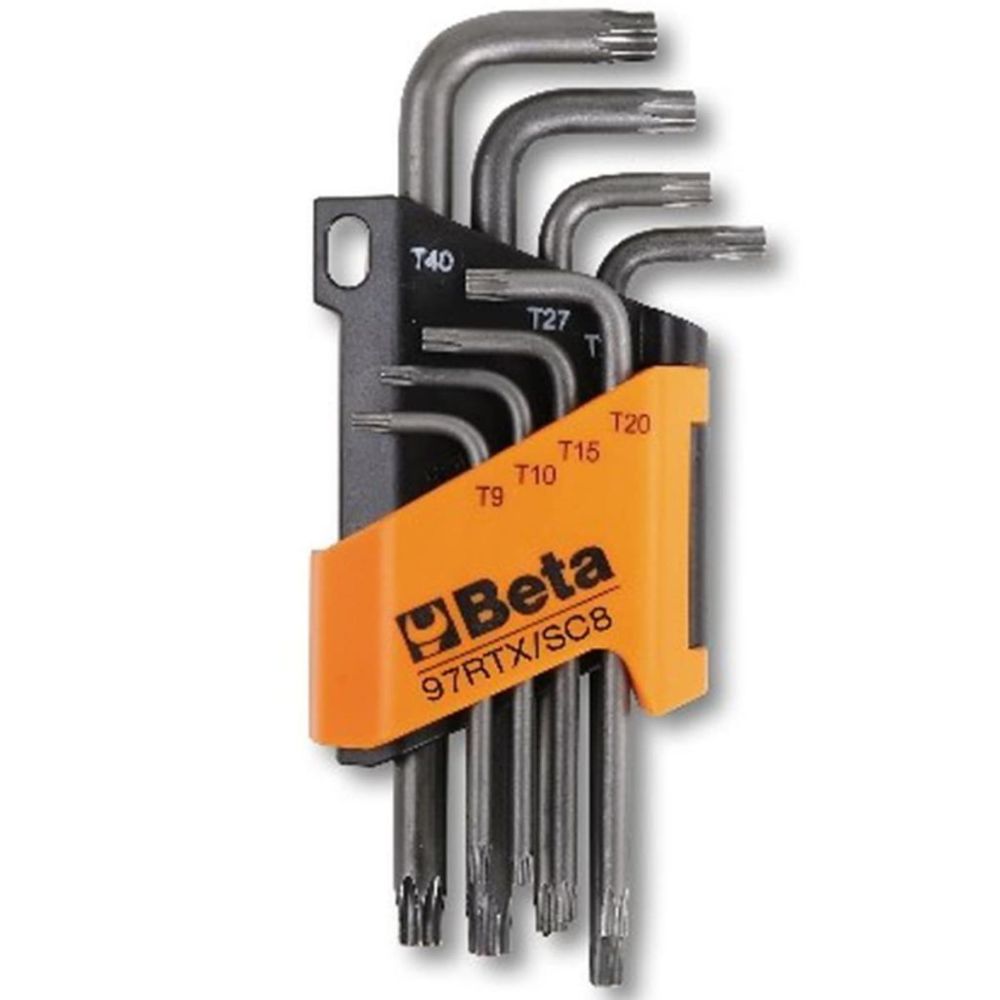 Beta Tools - Beta Tools 8 clés torx 97RTX/SC8 Acier 000970263 - Clés et douilles
