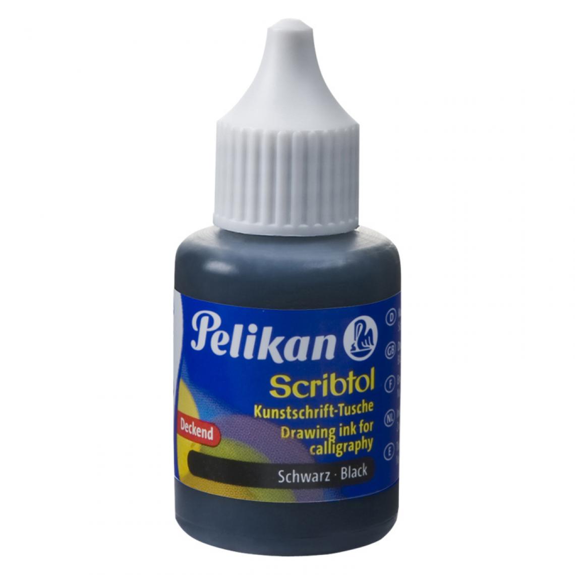 Pelikan - Pelikan Encre pour calligraphie Scribtol, contenu: 30 ml, () - Pointes à tracer, cordeaux, marquage