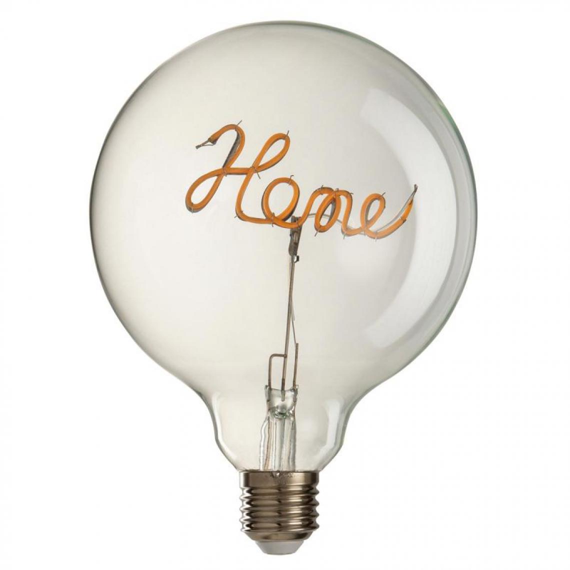 Paris Prix - Ampoule à Led Design Home 17cm Jaune & Transparent - Ampoules LED