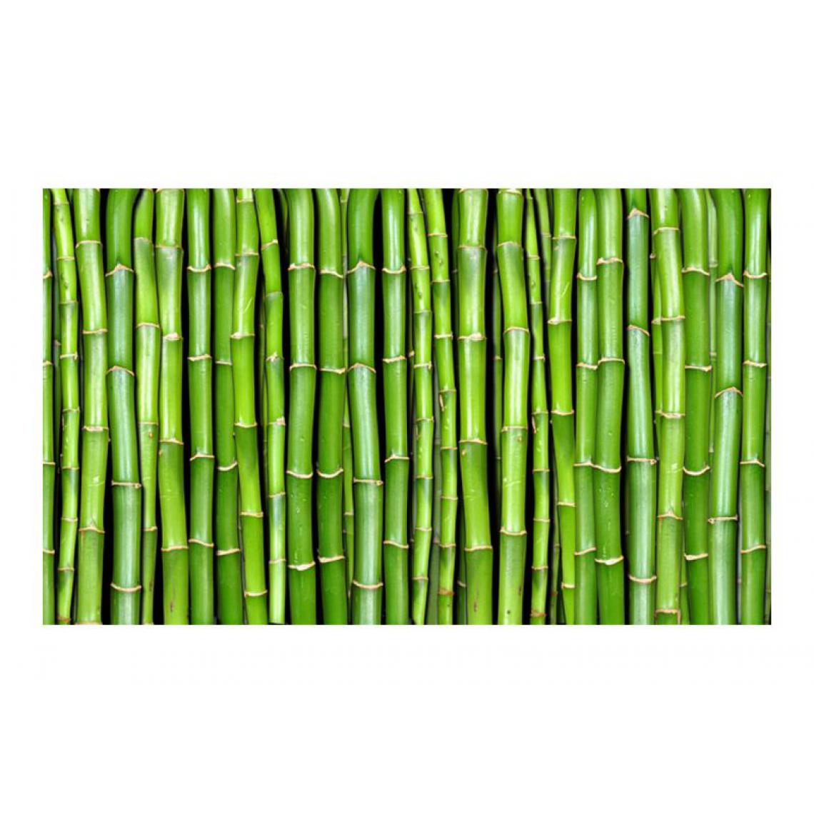 Artgeist - Papier peint - Mur vert bambou .Taille : 450x270 - Papier peint