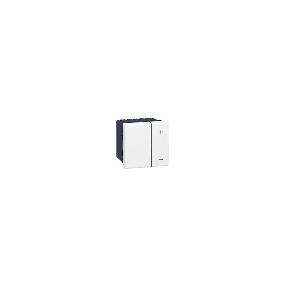 Legrand - variateur de lumière 2 modules blanc 600 w legrand mosaic - Interrupteurs et prises en saillie