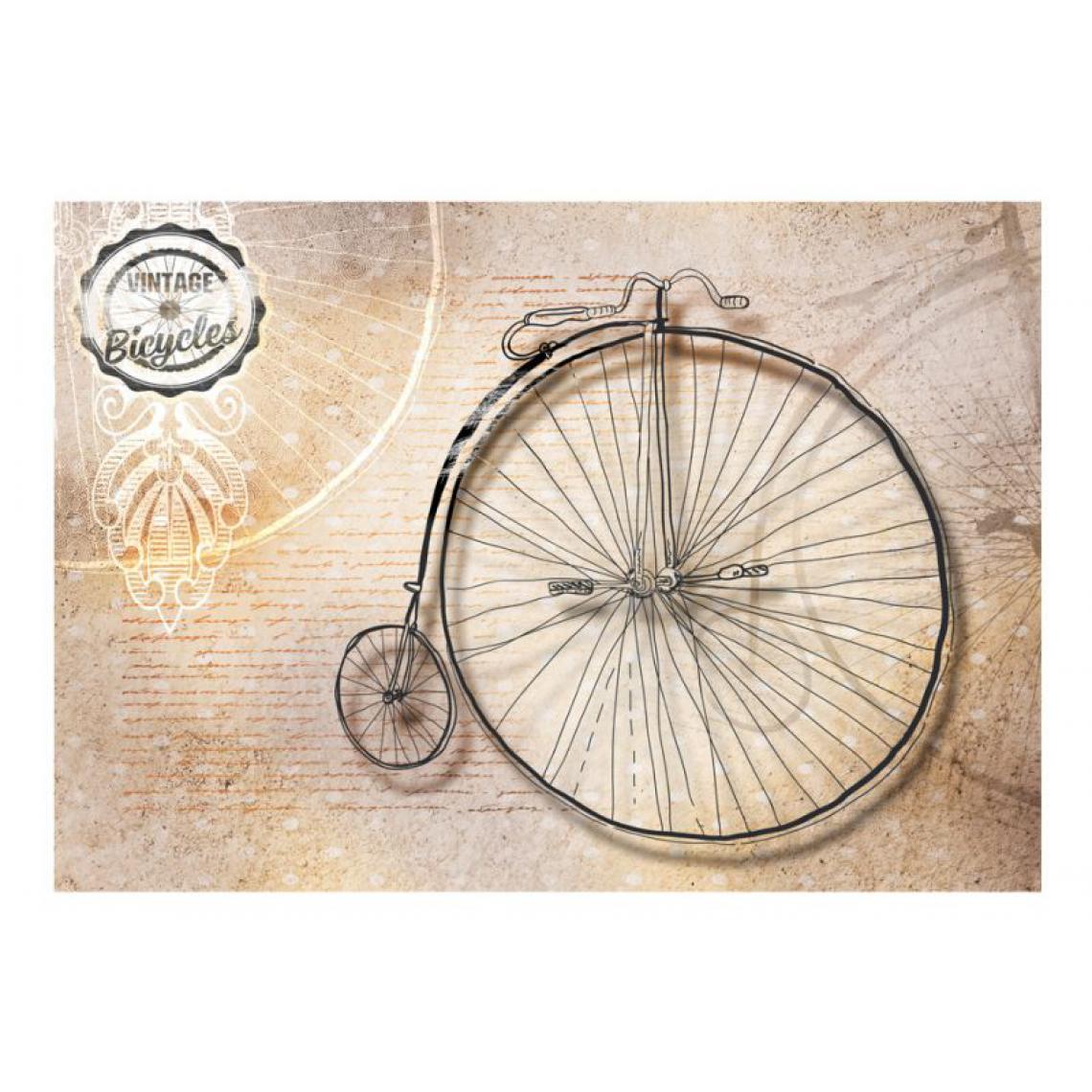 Artgeist - Papier peint - Vintage bicycles - sepia .Taille : 350x245 - Papier peint