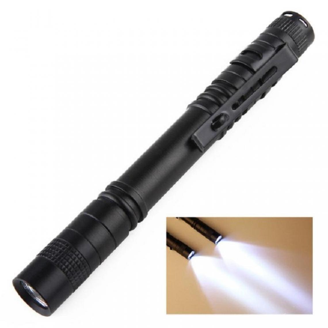 Wewoo - Mini lampe torche LED forte en forme de stylo de pochetaille 13.3cm - Lampes portatives sans fil