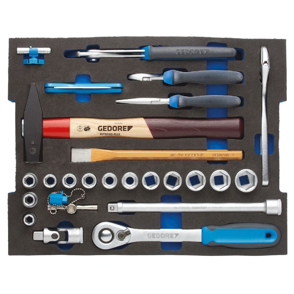 Gedore - Gedore Composition pour artisans en module 1/2 L-BOXX 136, 26 pièces - 1100 CT2-01 - Boîtes à outils