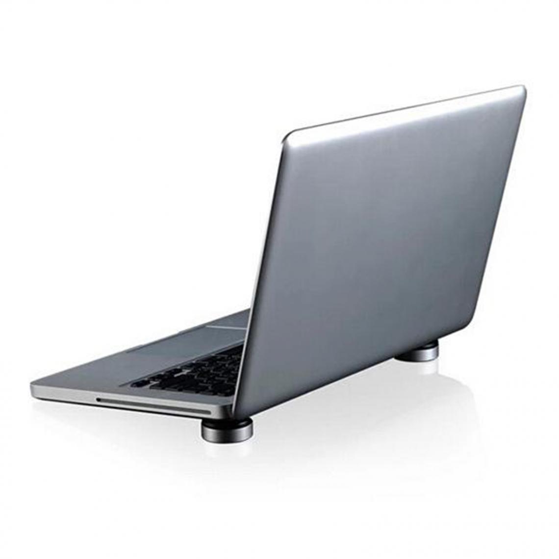 marque generique - 2Pcs Laptop Cooling Pad Laptop Stand Cooler Dissipation Thermique Efficace Noir - Équerre étagère