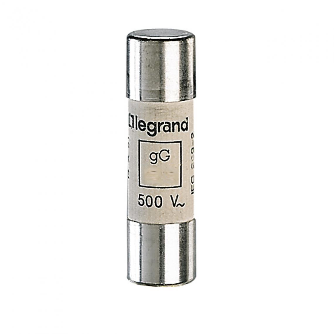 Legrand - fusible cartouche cylindrique - 14 x 51 - 50 ampères - type gg hpc - sans percuteur - Fusibles