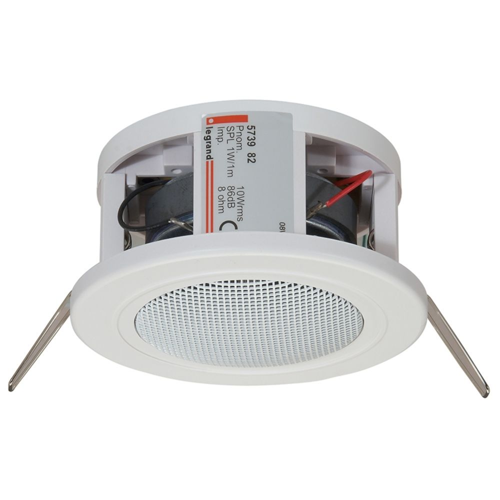 Legrand - haut-parleur spot - pour faux plafonds - 20 watts - legrand 573982 - Interrupteurs et prises en saillie