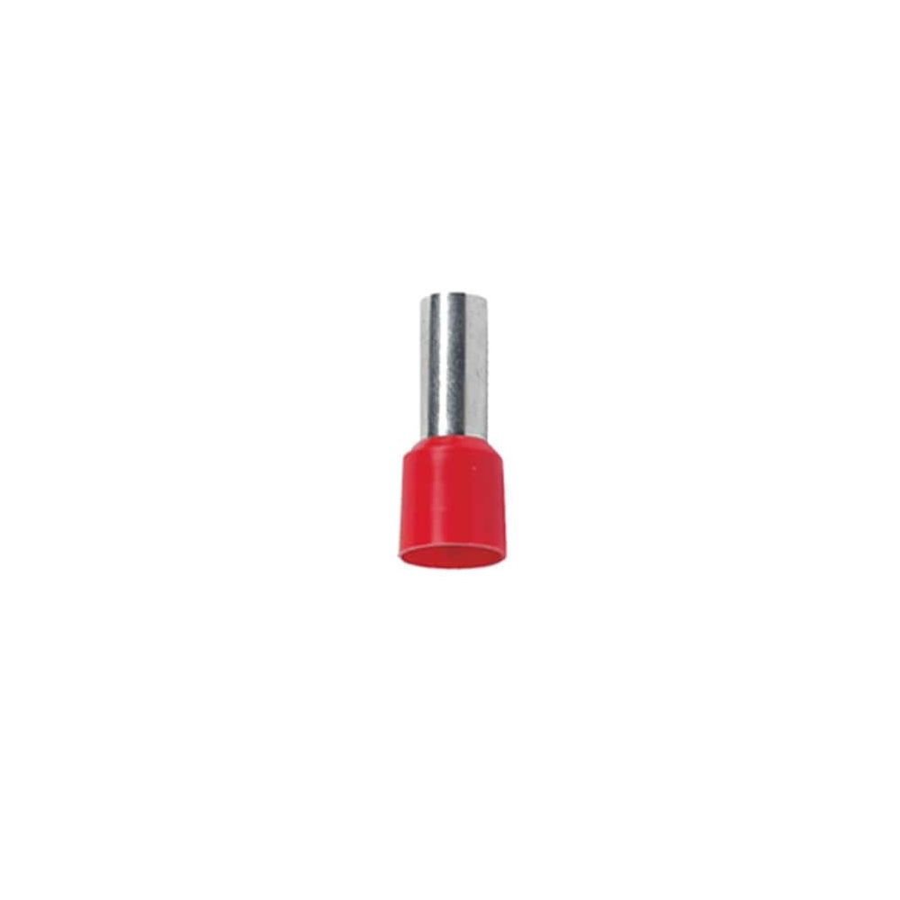 Bizline - Embout de câblage simple 1.0mm2 Rouge BizLine x100 - Accessoires de câblage