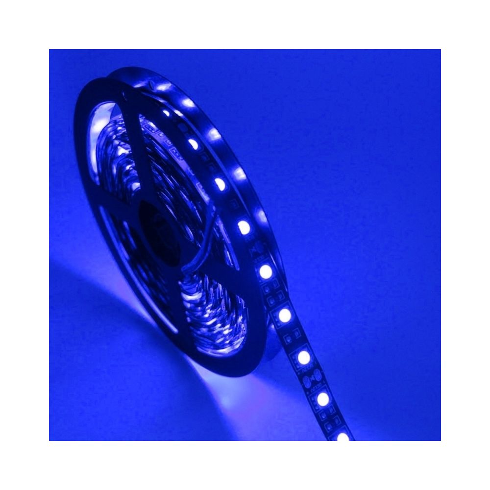 Wewoo - Ruban LED 5M 5050SMD 72W 300LEDs Barrette d'éclairage pour tableau noir, CC 12V (lumière bleue) - Ruban LED
