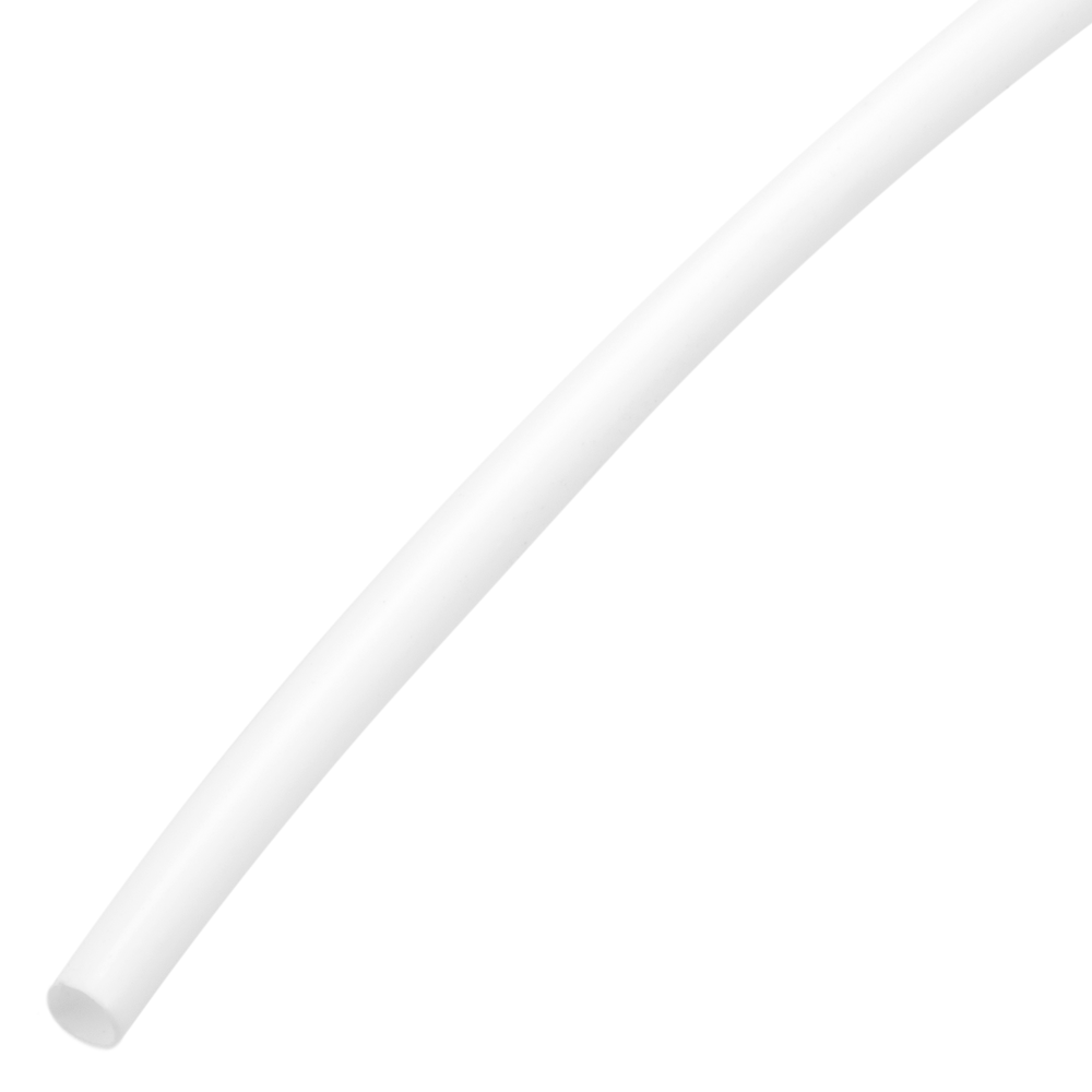 Bematik - White heat shrink tube de 1,6 mm en rouleau de 3m - Fils et câbles électriques