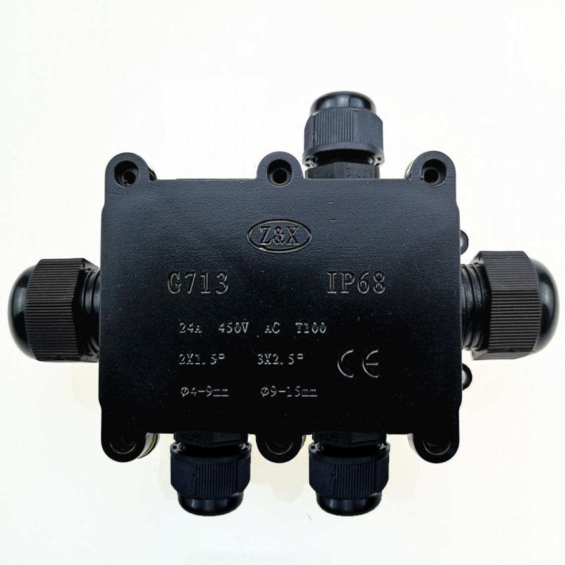 Wewoo - G713 IP68 Boîte de jonction à cinq voies étanche pour protéger la carte de circuit imprimé - Ampoules LED