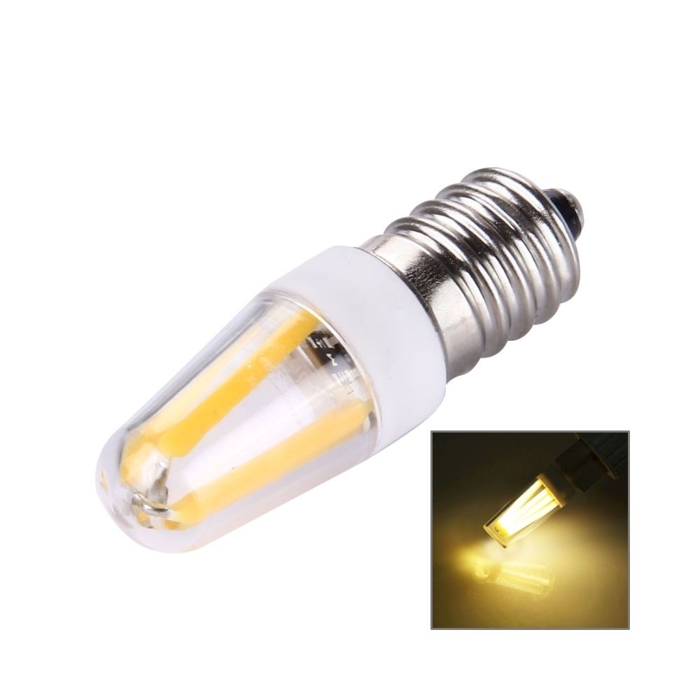 Wewoo - Ampoule blanc pour Halls, AC 220-240V chaud E14 2W PC Matériel Dimmable 4 LED Filament - Ampoules LED