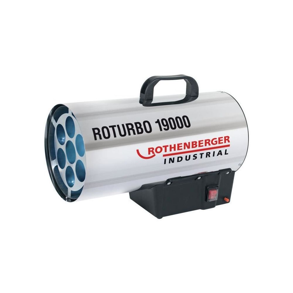 Rothenberger - ROTHENBERGER Générateur d'air chaud - Roturbo 19000 - Argent - Convecteur électrique