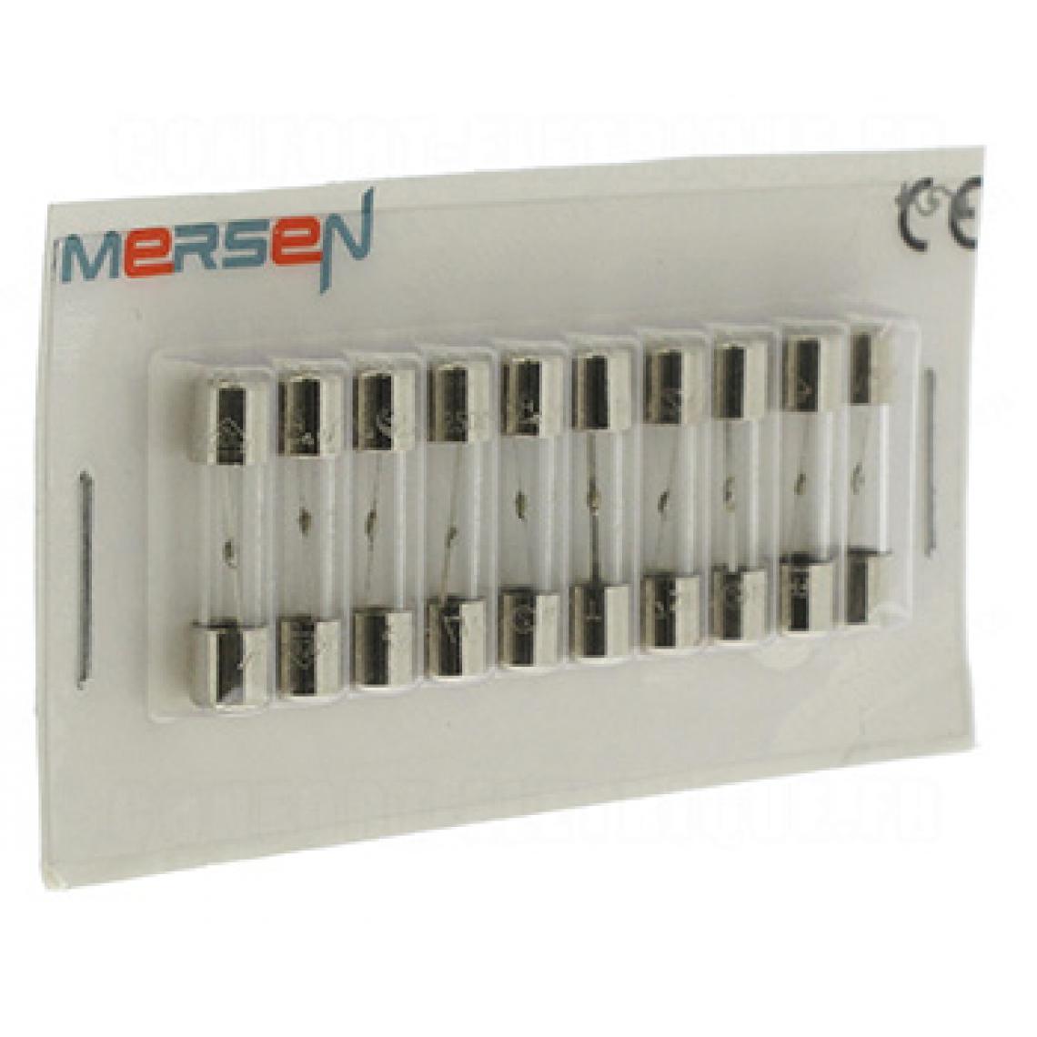 Mersen - fusible miniature - verre - 5 x 20 - 250 volts - 16 ampères - type t (temporisé) - Fusibles