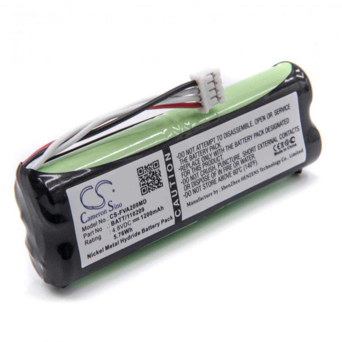 Vhbw - vhbw Batterie compatible avec Fresenius Applix Pump Smart, Smart Long Nutrition Pump, Vial EP appareil médical (1200mAh, 4,8V, NiMH) - Piles spécifiques