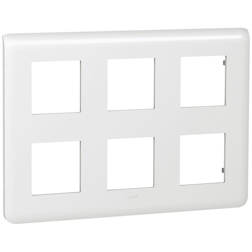 Legrand - enjoliveur 2x3x2 modules legrand mosaic blanc - Interrupteurs et prises en saillie