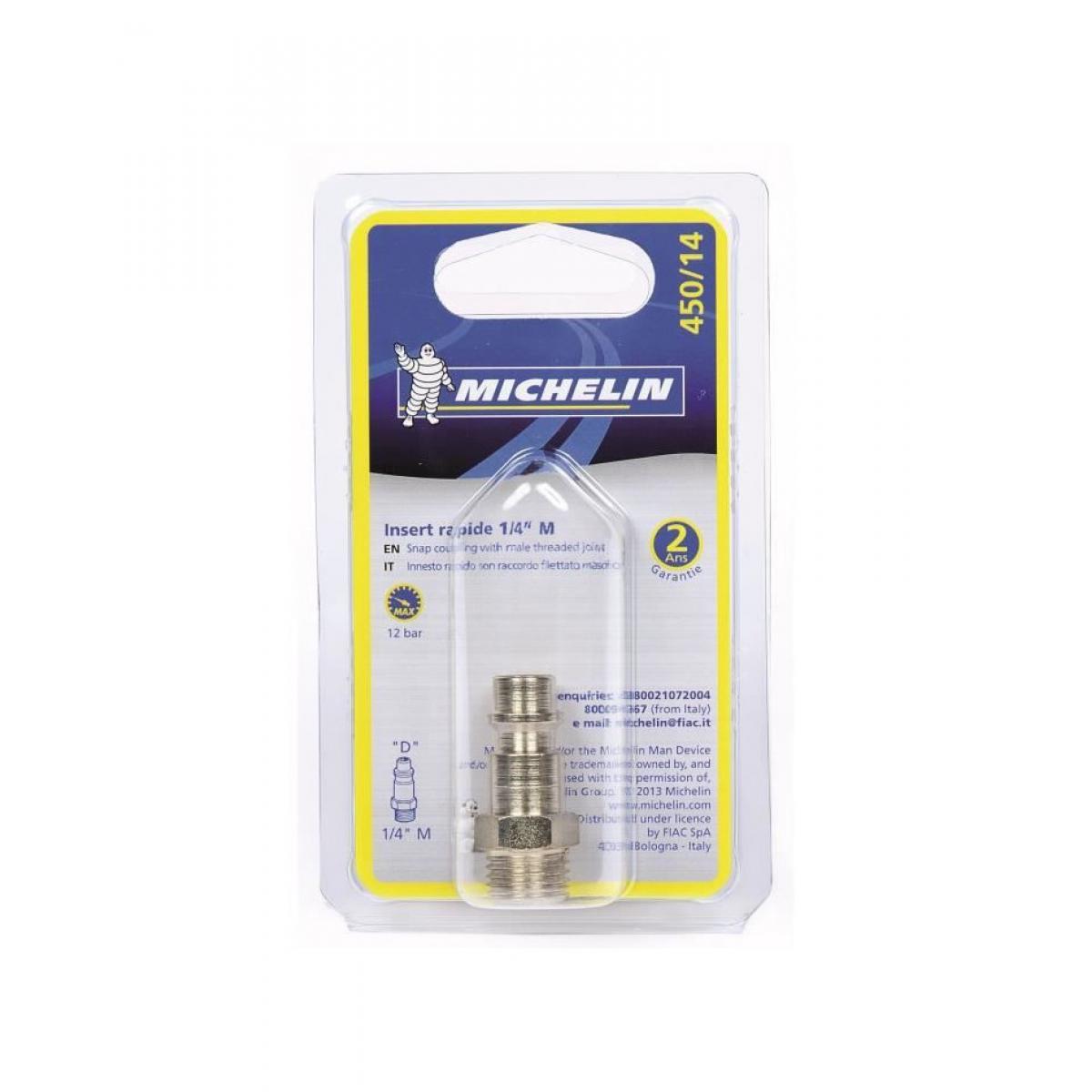 Michelin - MICHELIN Insert Rapide 1/4 M Blister - Accessoires compresseurs